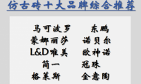 ?仿古磚哪個牌子性價比高？十大高性價比國產(chǎn)品牌深度評測推薦