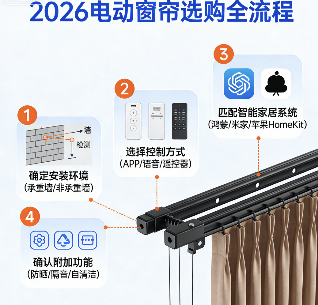 2026年最新權威公布：電動窗簾十大主流品牌對比！