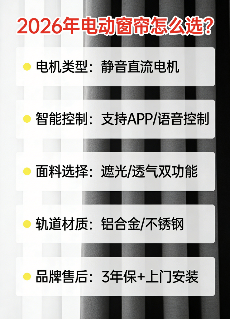 電動窗簾哪個好？2026全網(wǎng)發(fā)布電動窗簾品牌推薦權(quán)威口碑榜！