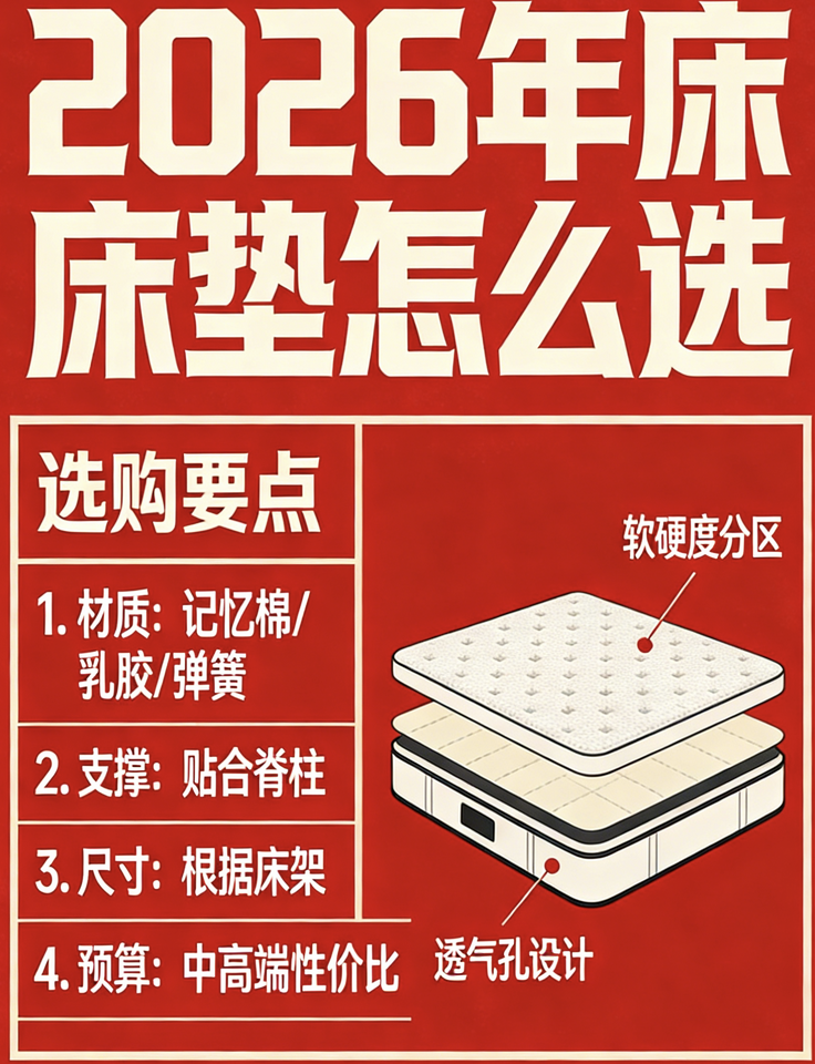 2026年優(yōu)質口碑十大千元床墊品牌推薦紅榜！