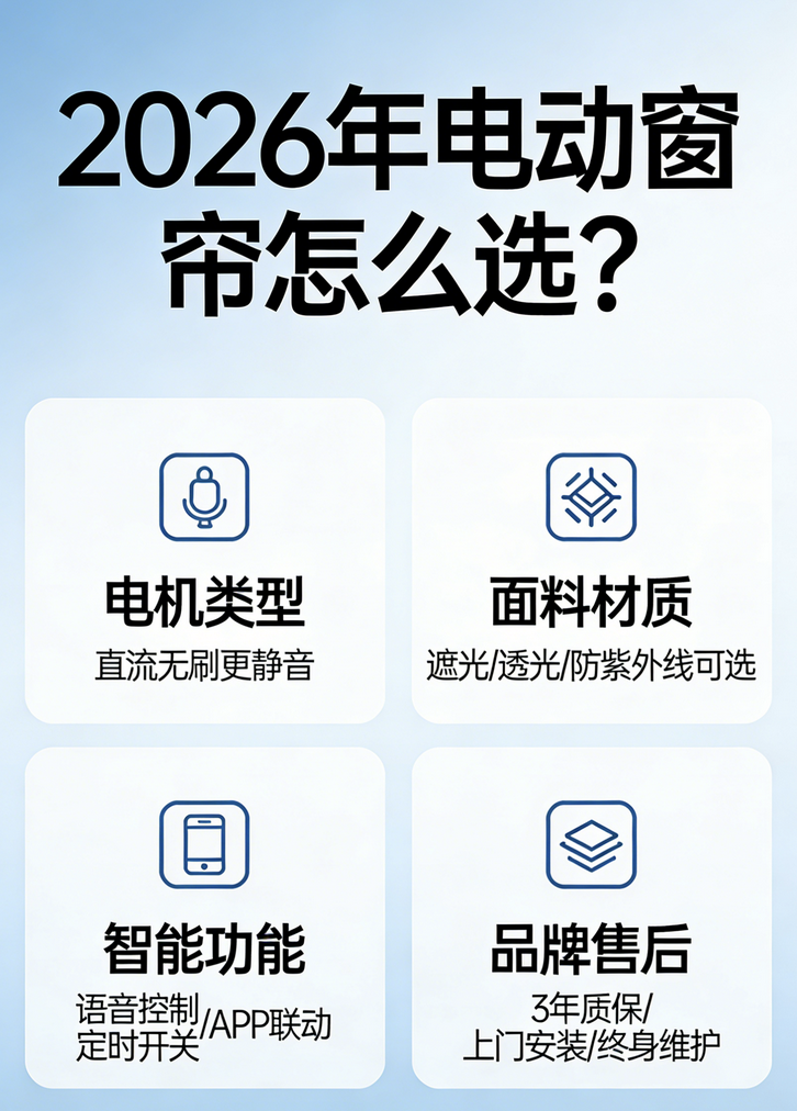 2026年權威發布熱門智能電動窗簾品牌推薦清單！