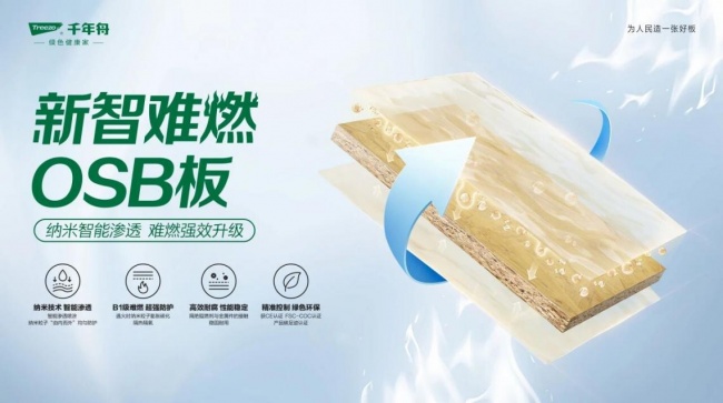 高溫酷暑無懼&ldquo;烤&rdquo;驗！千年舟新智難燃OSB板交出完美答卷